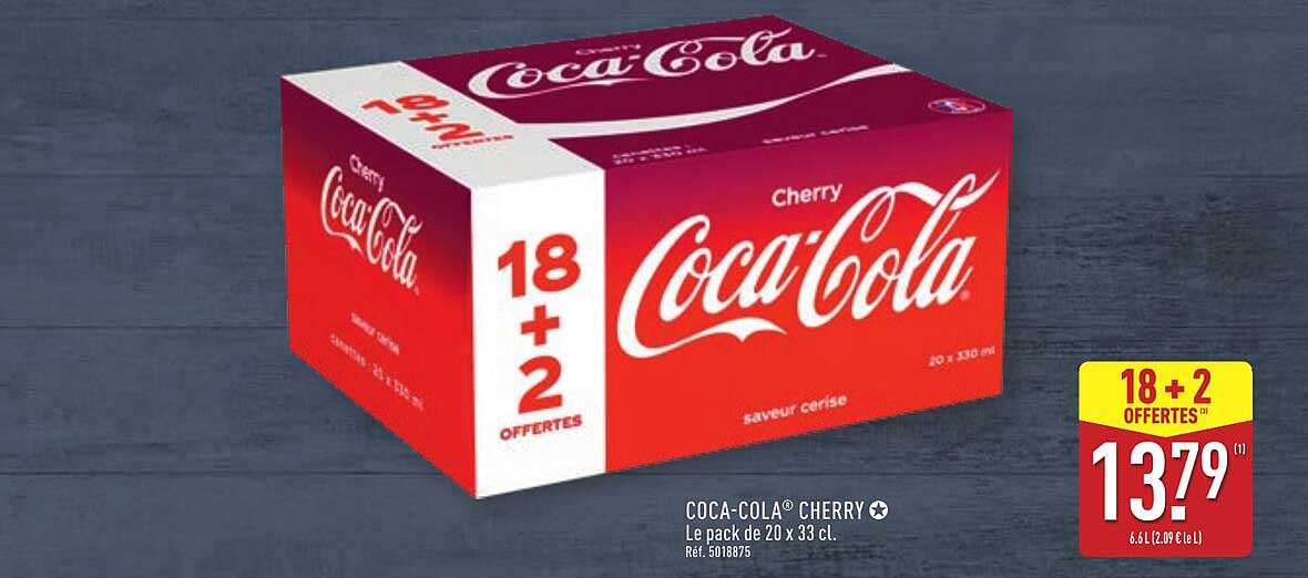 COCA-COLA® CHERRY 18 + 2 OFFERTES
