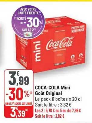 COCA-COLA Mini Goût Original
