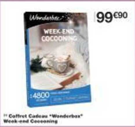 Coffret Cadeau "Wonderbox" Week-end Cocooning