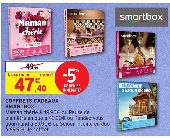 COFFRETS CADEAUX SMARTBOX