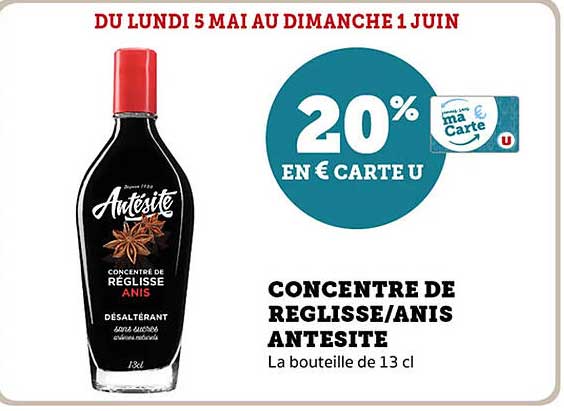 CONCENTRE DE REGLISSE/ANIS ANTESITE