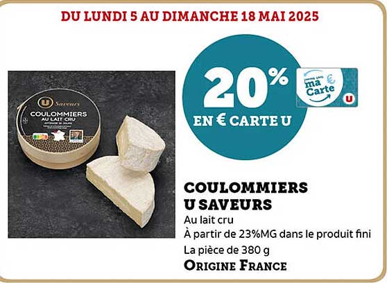 COULOMMIERS U SAVEURS