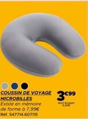 COUSSIN DE VOYAGE MICROBILLES