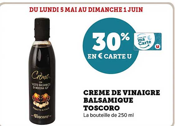 CREME DE VINAIGRE BALSAMIQUE TOSCORO