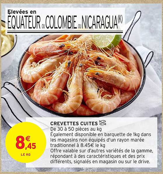 CREVETTES CUITES