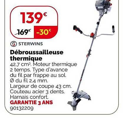 Débroussailleuse thermique