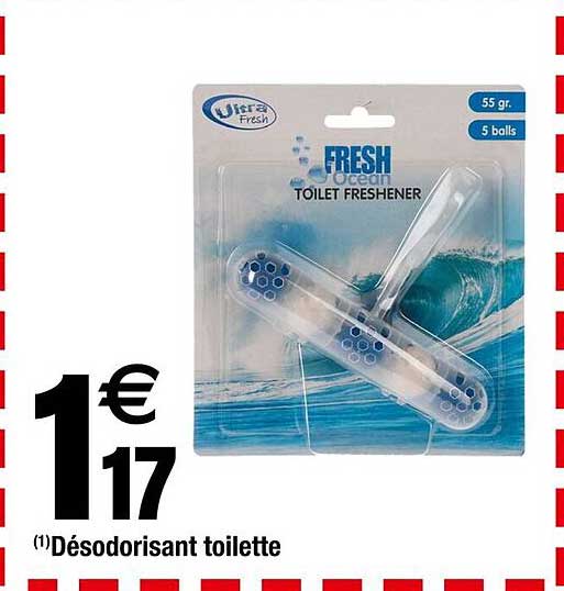 Désodorisant toilette Ultra Fresh Ocean