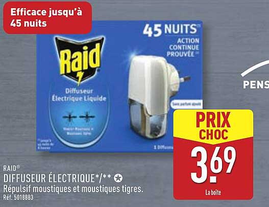 DIFFUSEUR ÉLECTRIQUE RAID