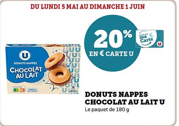 DONUTS NAPPES CHOCOLAT AU LAIT