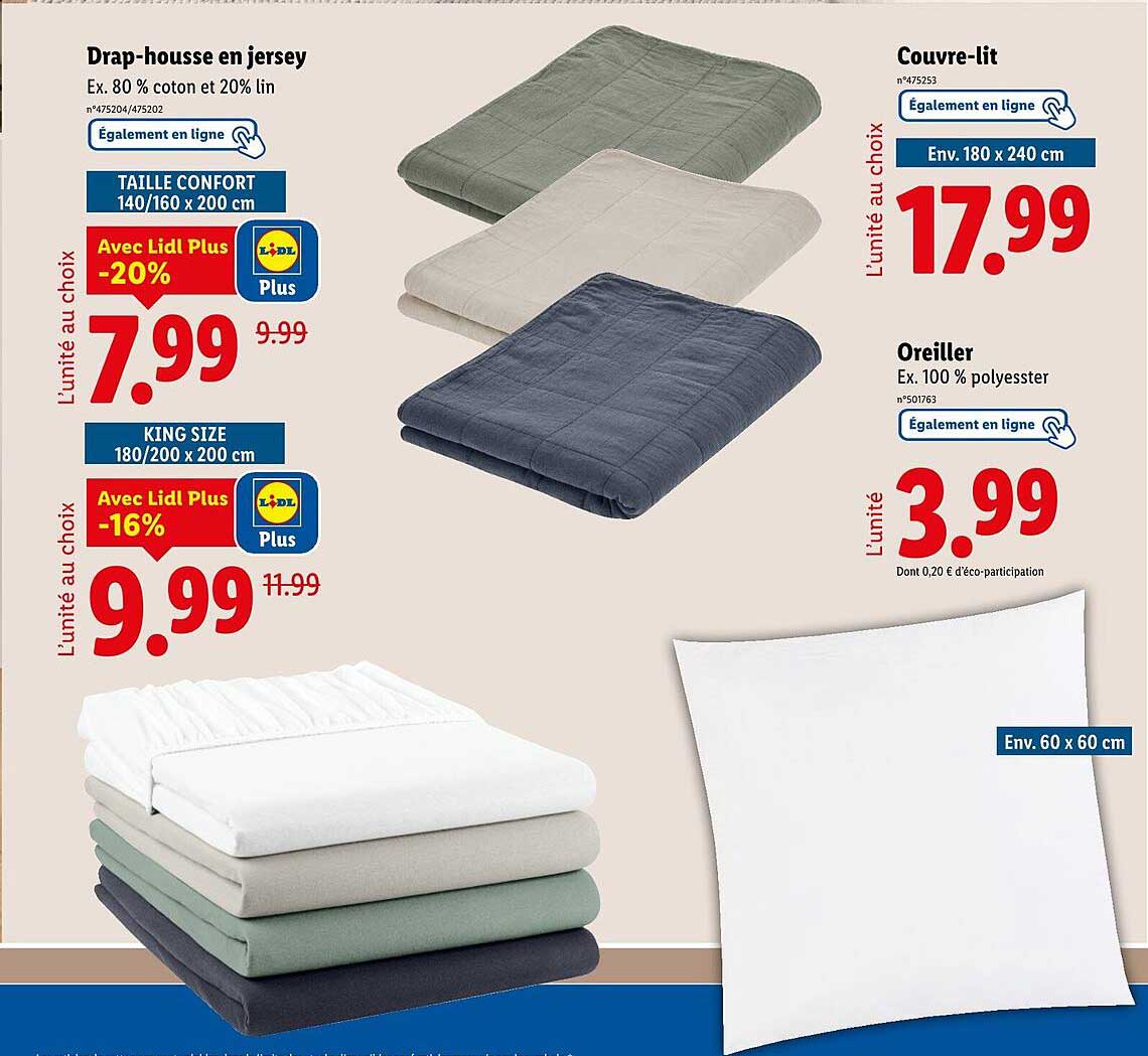Drap-housse en jersey