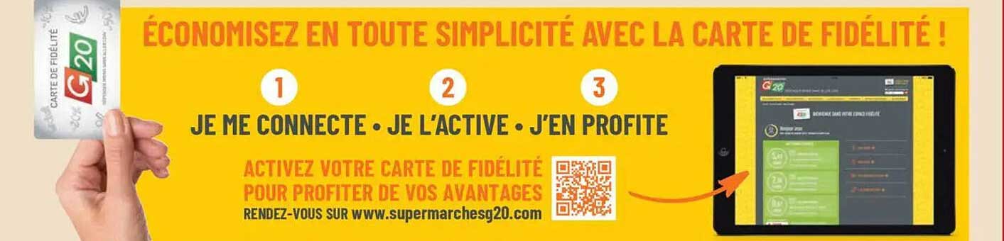 ÉCONOMISEZ EN TOUTE SIMPLICITÉ AVEC LA CARTE DE FIDÉLITÉ !