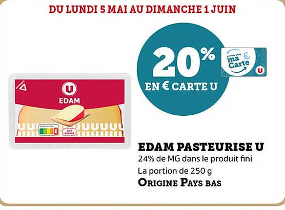 EDAM PASTEURISE U