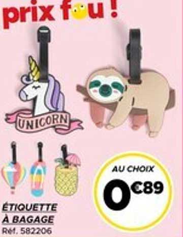 ÉTIQUETTE À BAGAGE