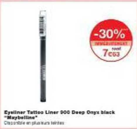 Eyeliner Tattoo Liner 90G Deep Onyx black “Maybelline”