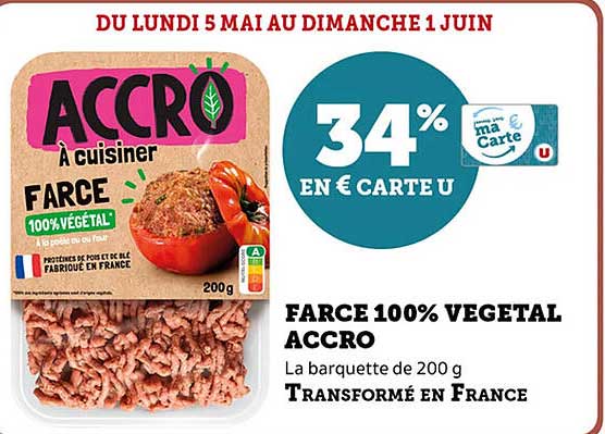 Farce 100% Végétal Accro
