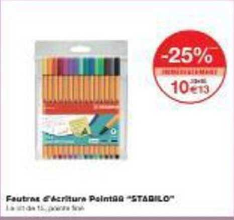 Feutres d'écriture Point88 "STABILO"