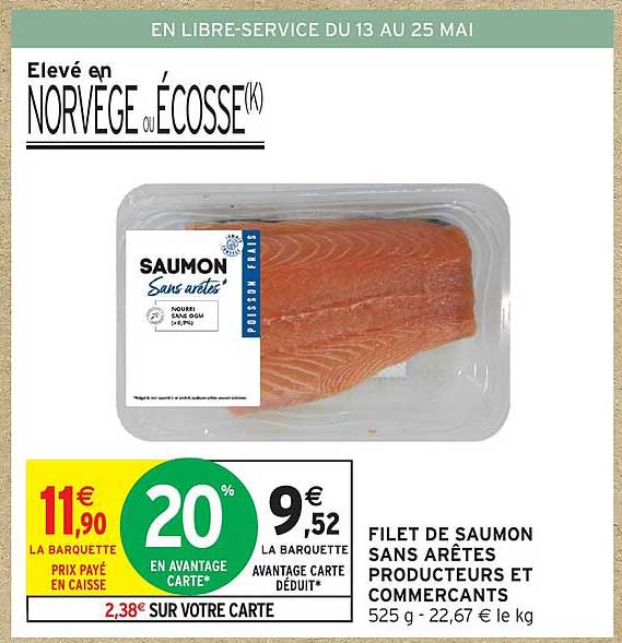 FILET DE SAUMON SANS ARÊTES PRODUCTEURS ET COMMERCANTS