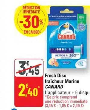 Fresh Disc fraîcheur Marine CANARD