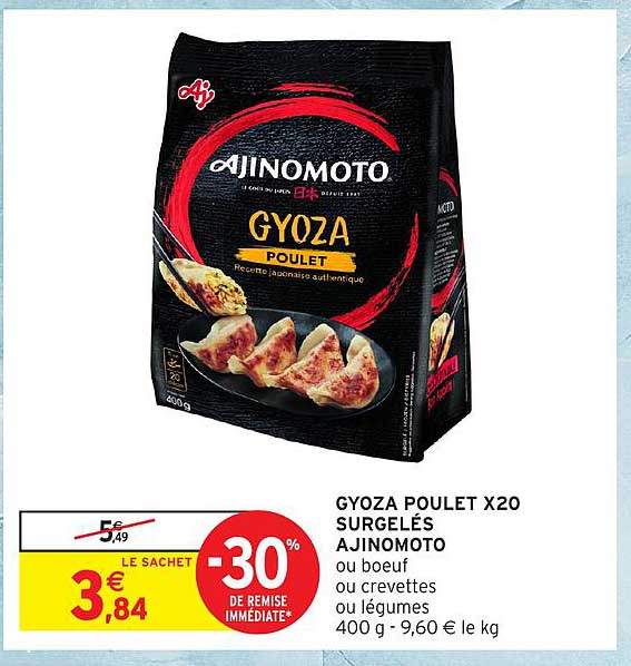 GYOZA POULET X20 SURGELÉS AJINOMOTO