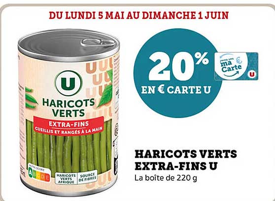 HARICOTS VERTS EXTRA-FINS U