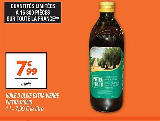 HUILE D'OLIVE EXTRA VIERGE PIETRA D'OLIO