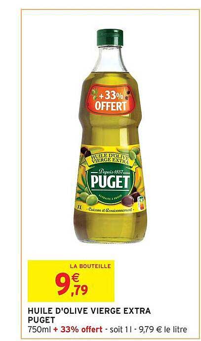 HUILE D'OLIVE VIERGE EXTRA PUGET