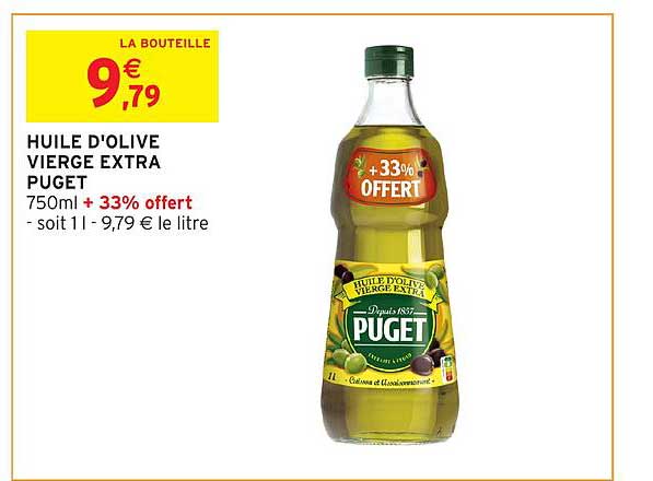 HUILE D'OLIVE VIERGE EXTRA PUGET