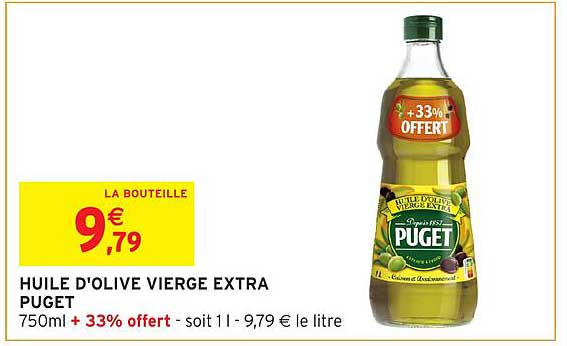 HUILE D'OLIVE VIERGE EXTRA PUGET