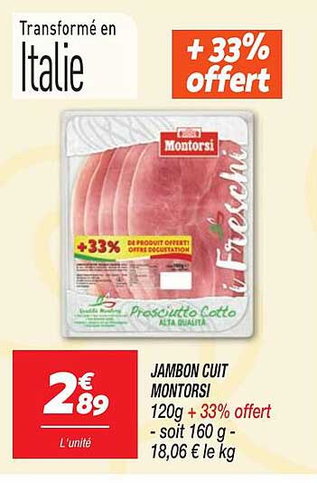 JAMBON CUIT MONTORSI