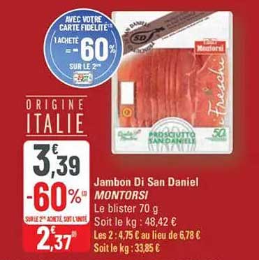 Jambon Di San Daniel MONTORSI