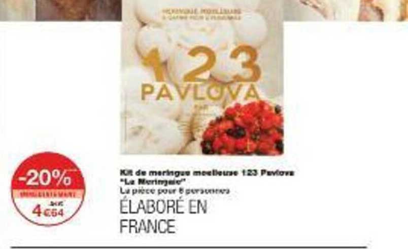 Kit de meringue moelleuse 123 Pavlova "La Meringue"