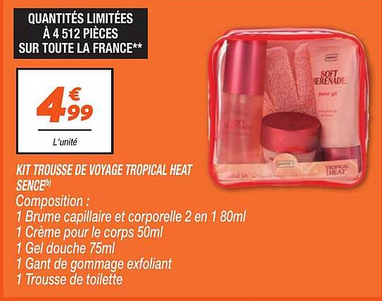 KIT TROUSSE DE VOYAGE TROPICAL HEAT SENCÉ®