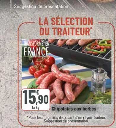 LA SÉLECTION DU TRAITEUR