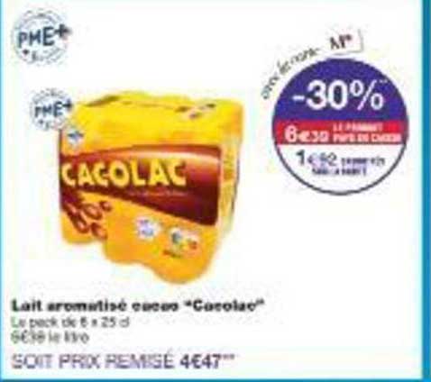 Lait aromatisé cacao "Cacolac"