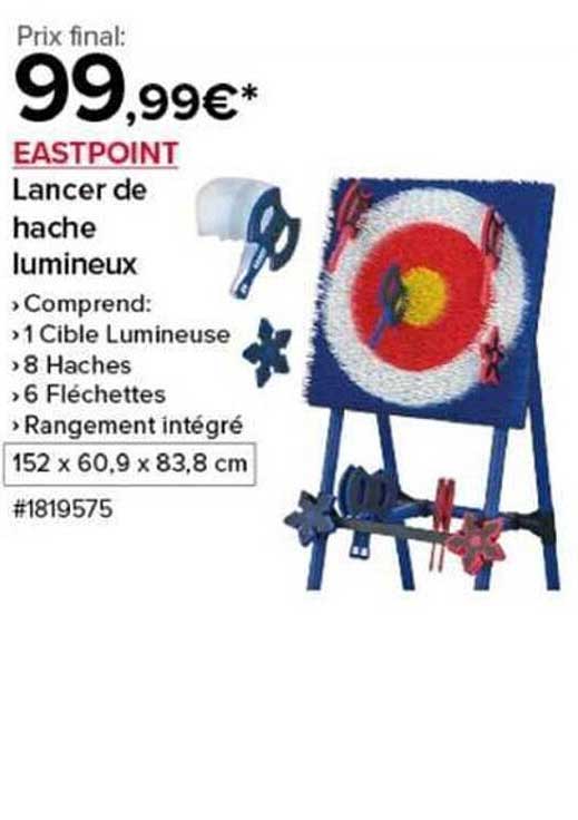 Lancer de hache lumineux