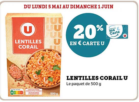 LENTILLES CORAIL U