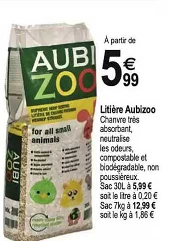 Litière Aubizoo