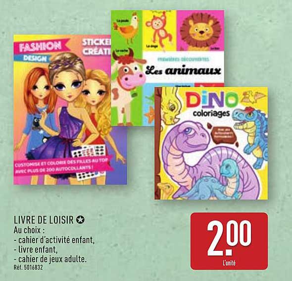 LIVRE DE LOISIR