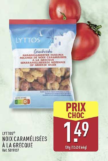 LYTTOS® NOIX CARAMÉLISÉES À LA GRECQUE