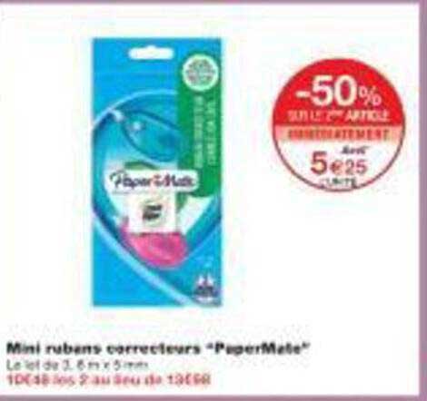 Mini rubans correcteurs "PaperMate"