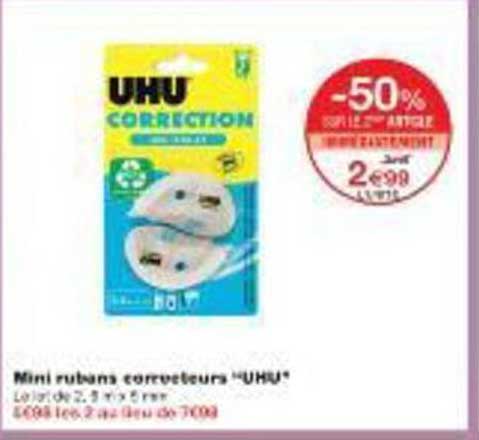 Mini rubans correcteurs "UHU"