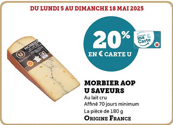 MORBIER AOP U SAVEURS
