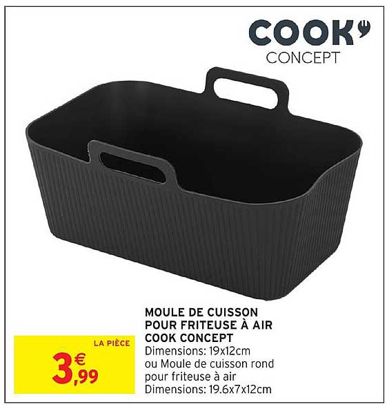MOULE DE CUISSON POUR FRITEUSE À AIR COOK CONCEPT
