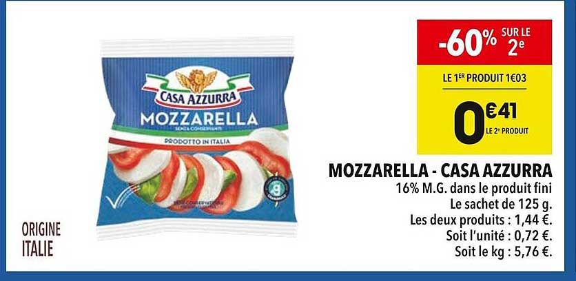 MOZZARELLA - CASA AZZURRA