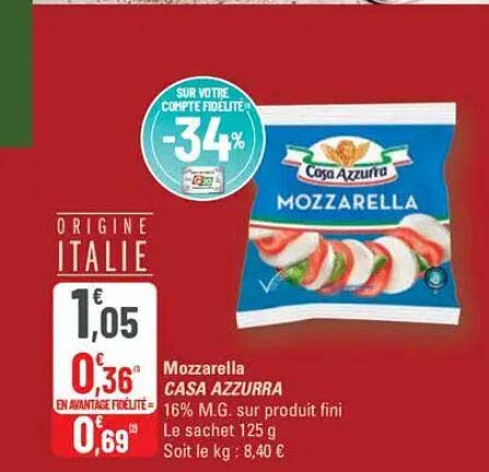 Mozzarella CASA AZZURRA
