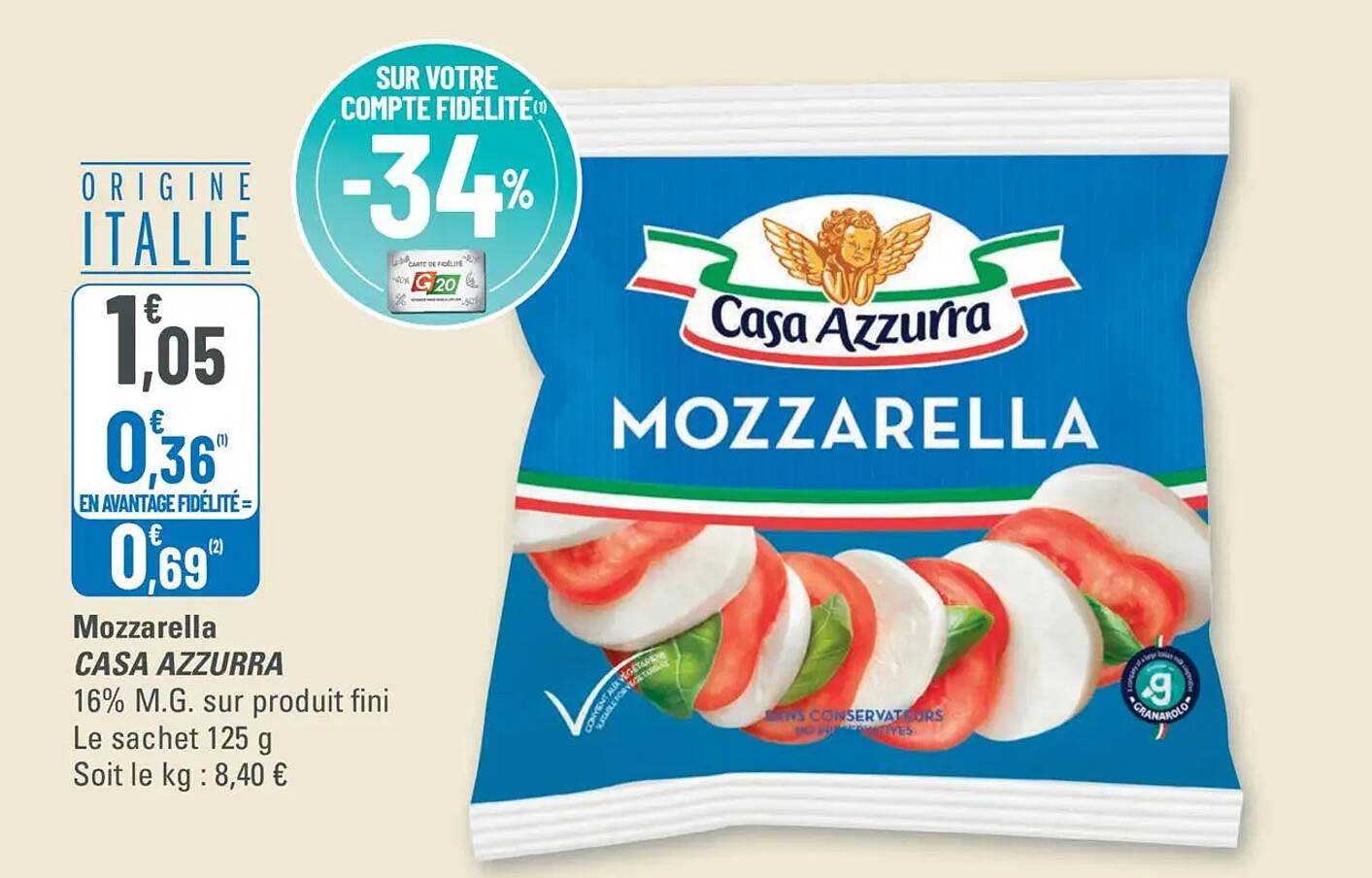 Mozzarella CASA AZZURRA