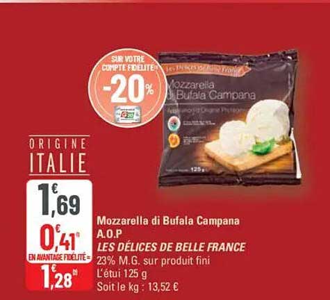 Mozzarella di Bufala Campana A.O.P