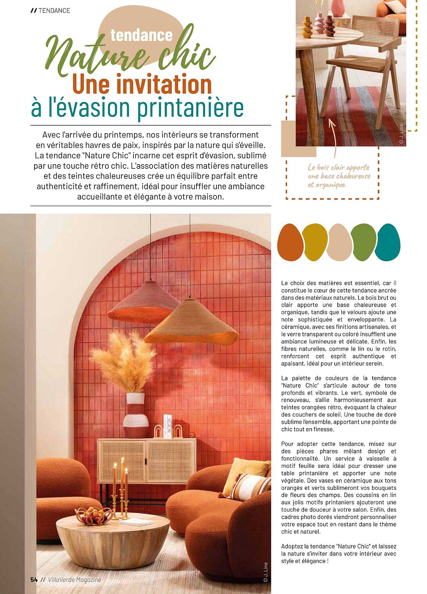 Nature chic - Une invitation à l'évasion printanière