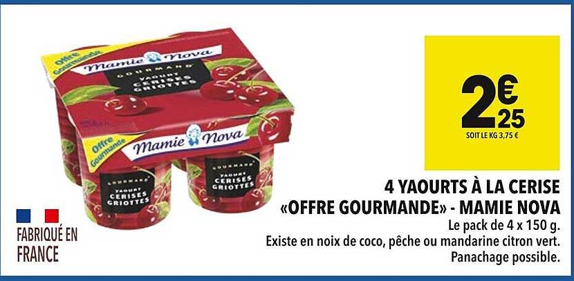 «OFFRE GOURMANDE» - MAMIE NOVA