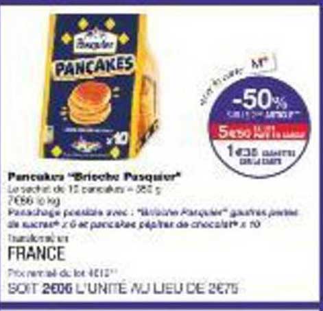 Pancakes "Brioche Pasquier"